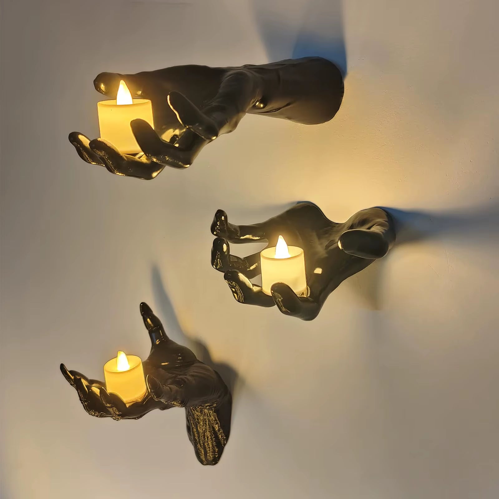 3-Piece Life-Sized Horror Wall Hands