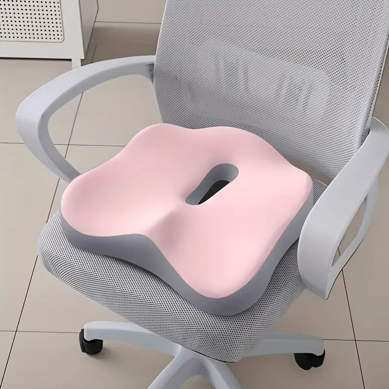 Ergonomic Memory Foam Seat Cushion for Office Chairs & Cars