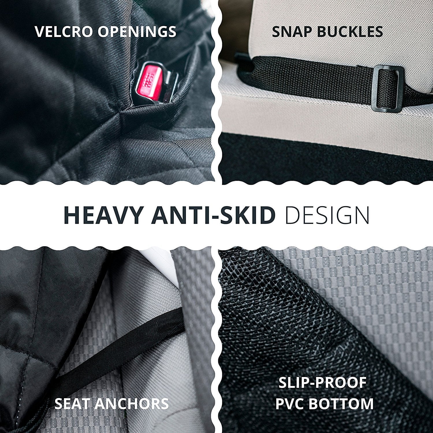 Dog Car Seat Cover,  Waterproof Nonslip Pet Seat Cover