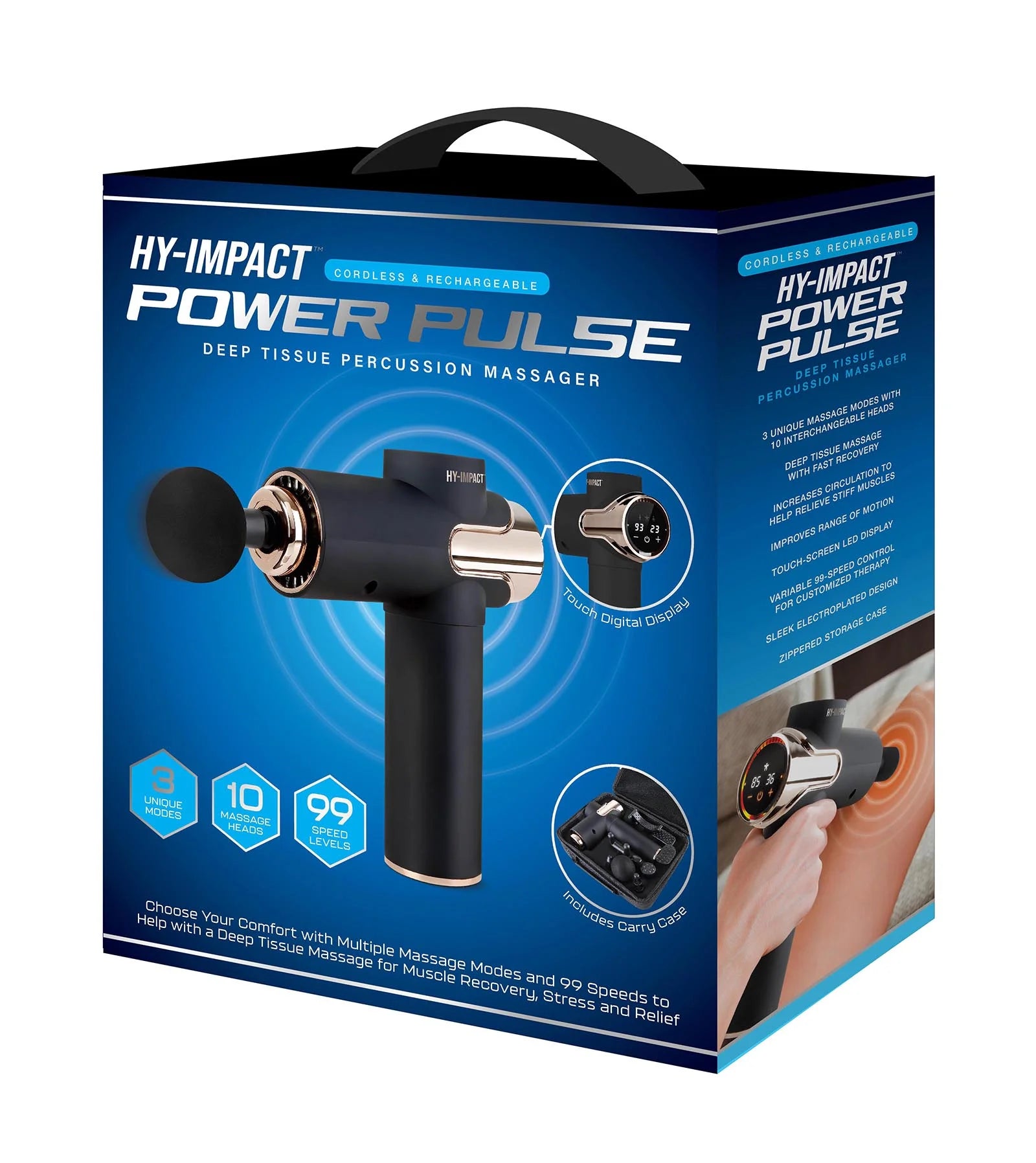 Power Pulse Deep Tissue Percussion Muscle Massager 