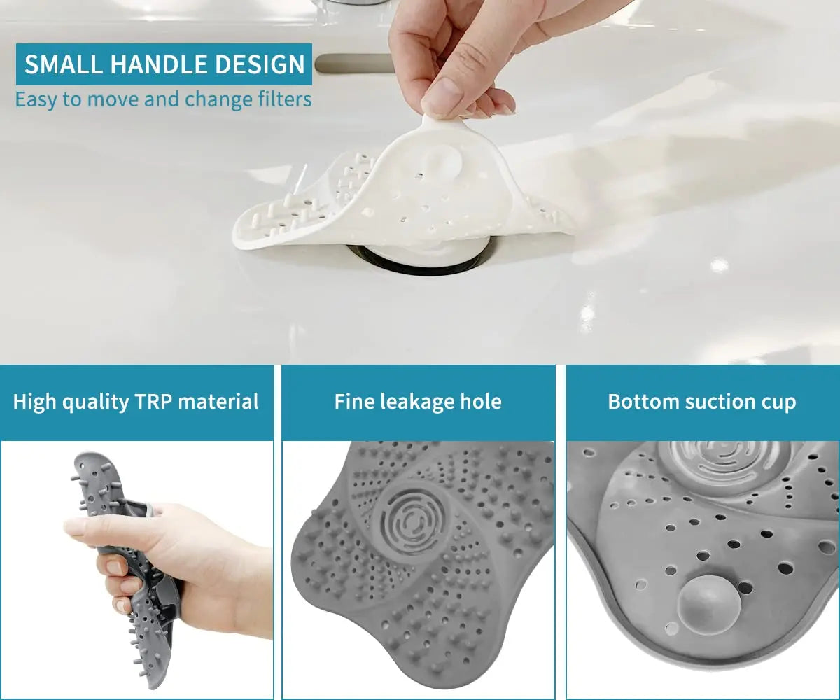 Silicone Hair Drain Catcher – Prevent Clogs Before They Happen