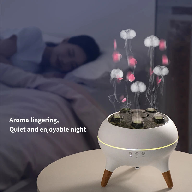 Dynamic Multi Spray Incense Humidifier with Colorful Light 
