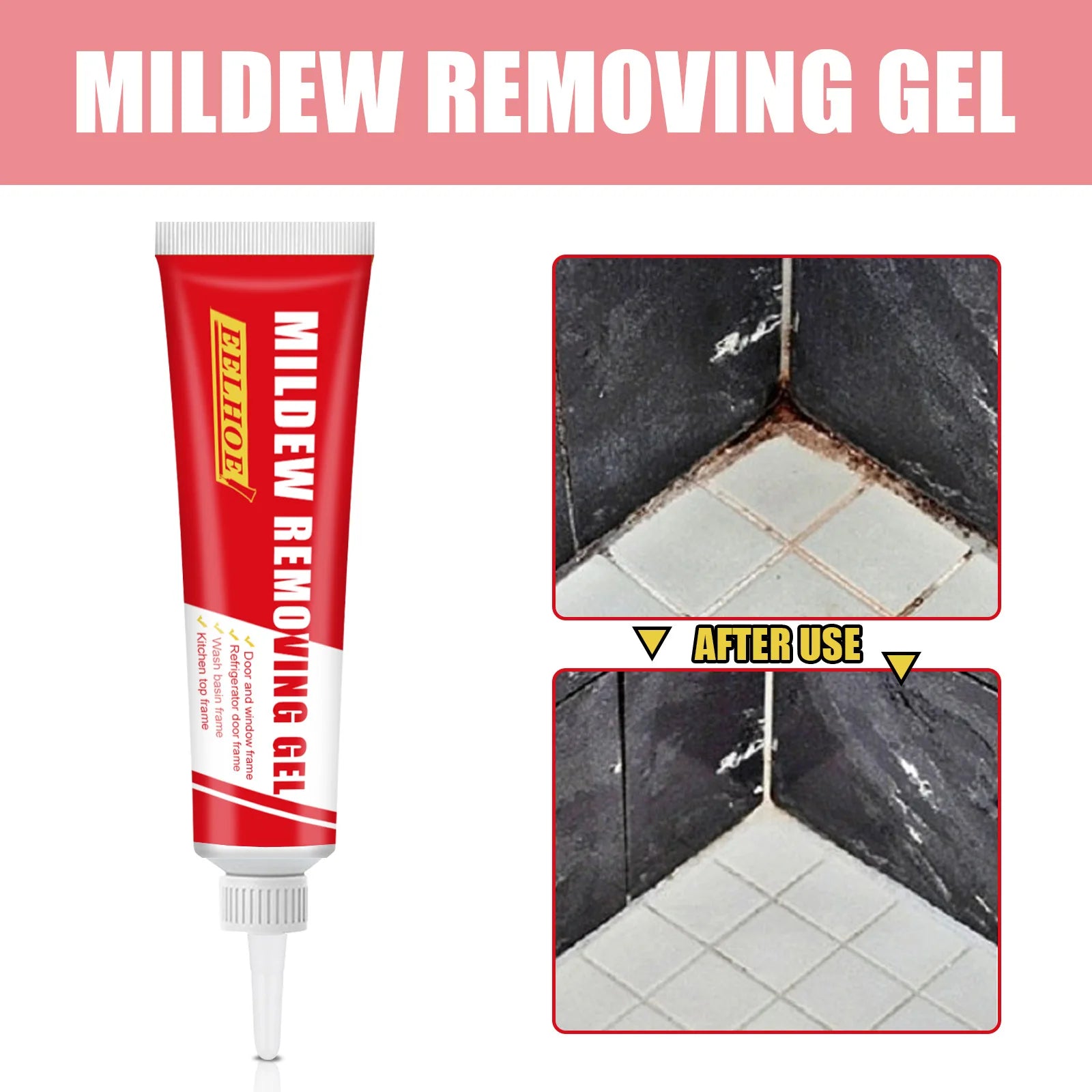 Mold & Grime Removal Gel – Deep Cleaning Solution for Bathroom & Kitchen