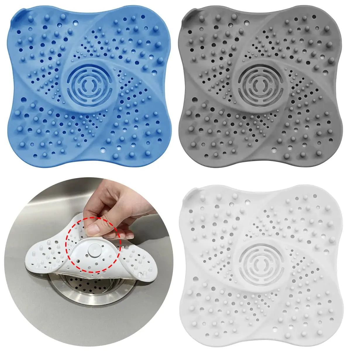 Silicone Hair Drain Catcher – Prevent Clogs Before They Happen