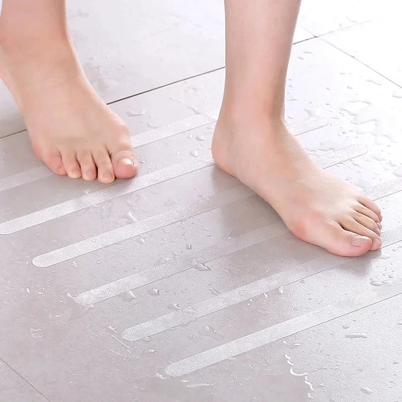 Stop Slips Before They Happen – Invisible Anti-Slip Stickers for Shower & Bath