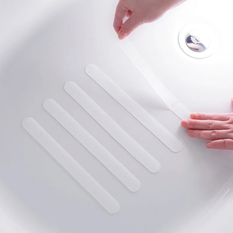 Stop Slips Before They Happen – Invisible Anti-Slip Stickers for Shower & Bath