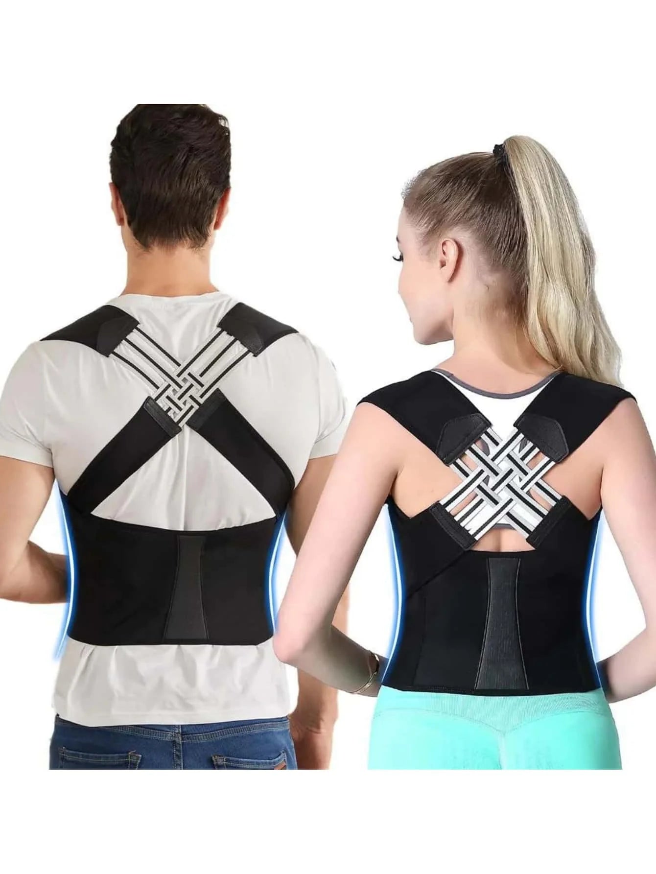 Invisible Back Corrector for Teens and Adults - Ultimate Posture Support Brace for Daily Comfort and Shoulder Stability