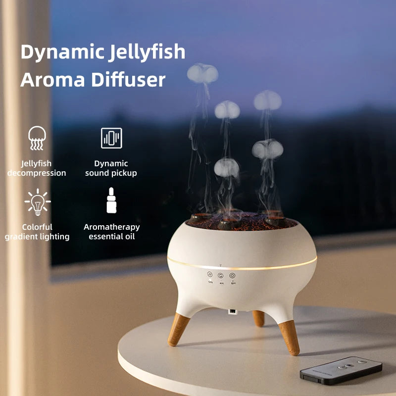Dynamic Multi Spray Incense Humidifier with Colorful Light 