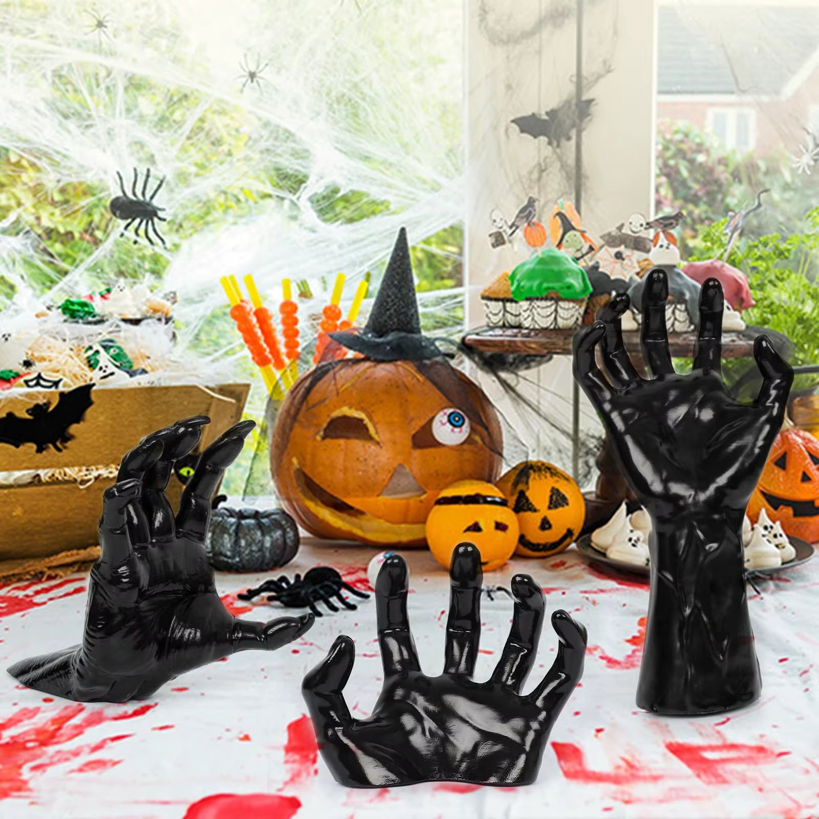 3-Piece Life-Sized Horror Wall Hands