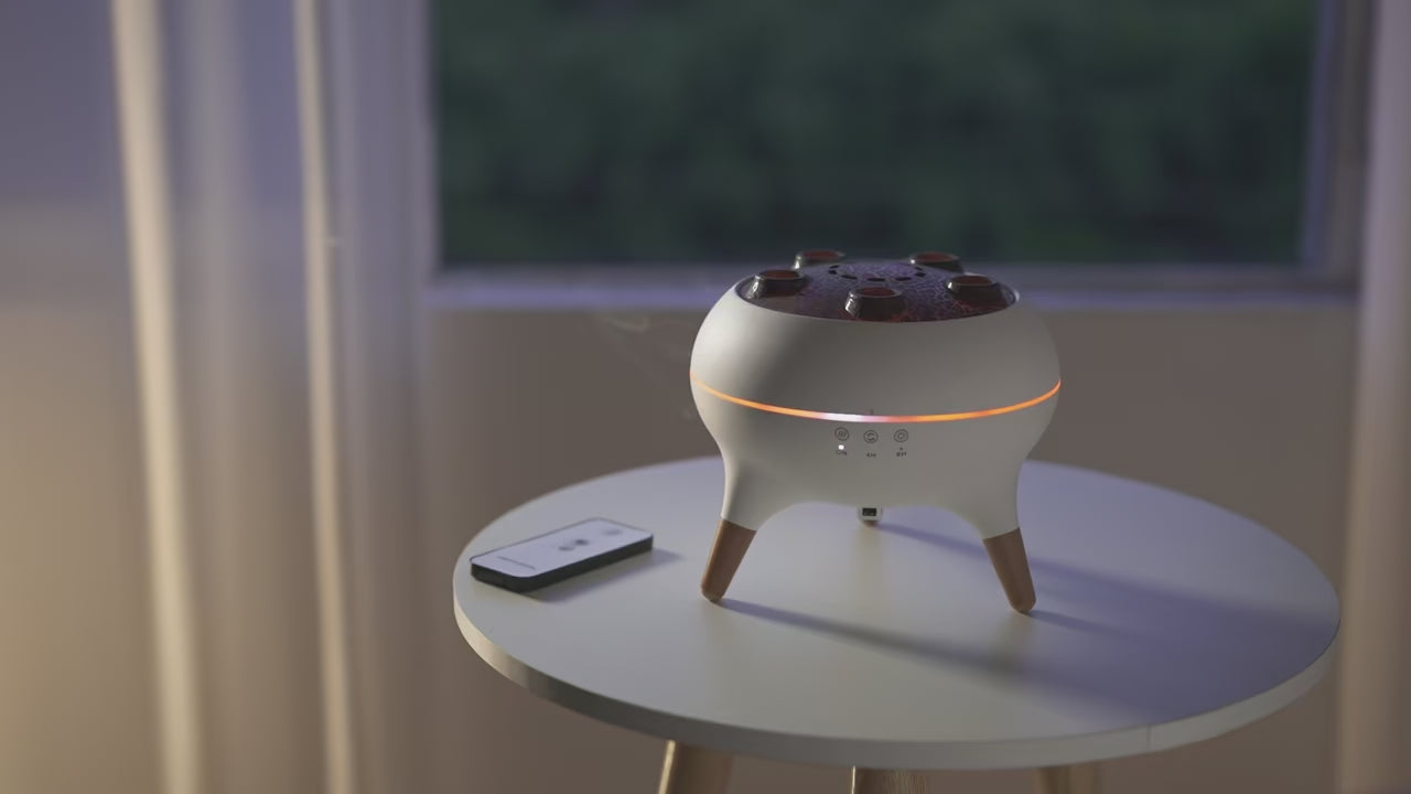 Dynamic Multi Spray Incense Humidifier with Colorful Light